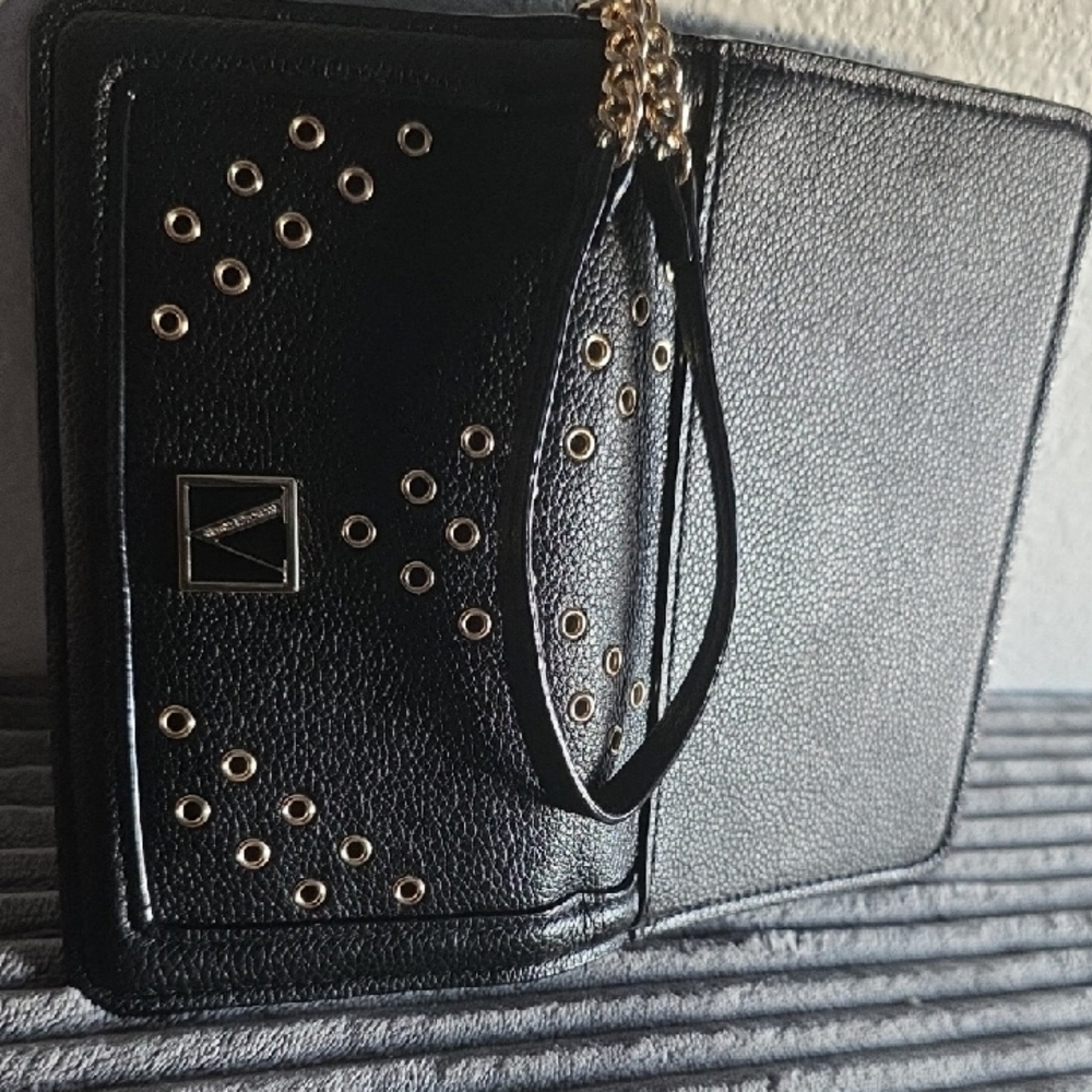 Victoria's Secret Black Clutch with Gold Details - Picture 3 of 4